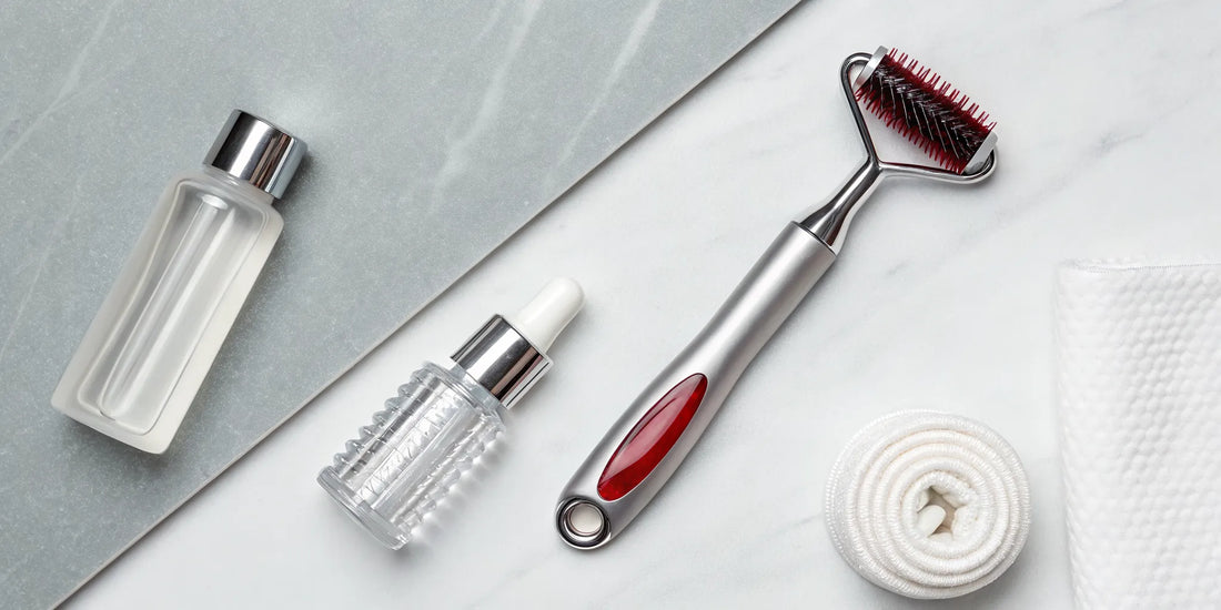 Hair growth treatment products and tools for managing hair loss.