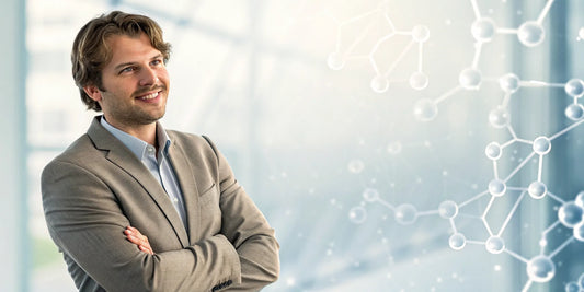 A man with healthy hair, a result of medically proven hair regrowth.